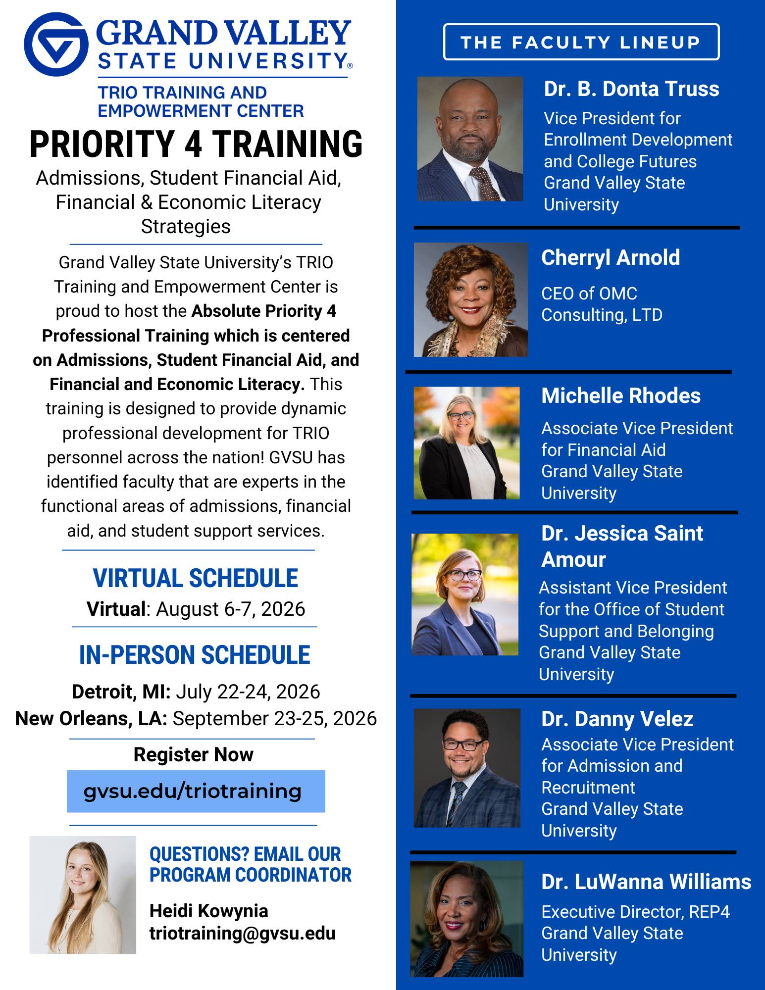 Training Flyer